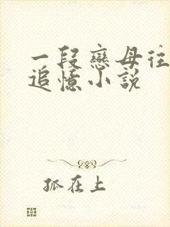 一段恋母往事的追忆小说