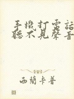 手机打电话对面听不见声音