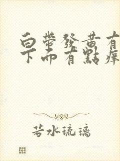 白带发黄有恶臭下面有点痒