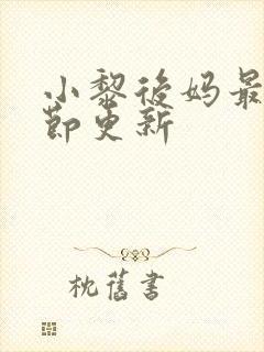 小黎后妈最新章节更新