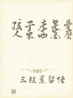 孩子老是爱拿别人东西怎么办