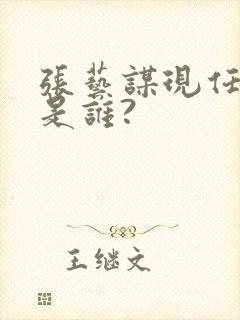 张艺谋现任妻子是谁?