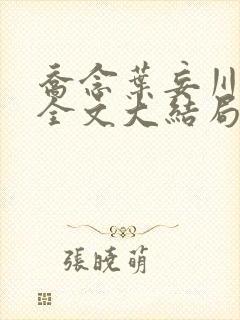 乔念叶妄川小说全文大结局