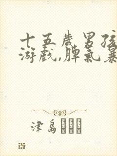 十五岁男孩沉迷游戏,脾气暴躁,叛逆