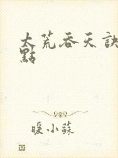 太荒吞天诀 起点