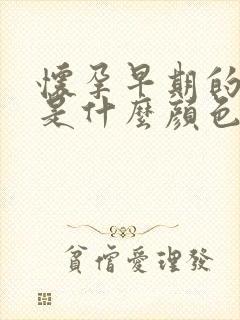 怀孕早期的尿液是什么颜色