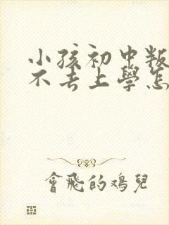 小孩初中叛逆期不去上学怎么办