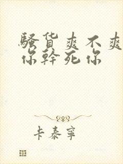 骚货爽不爽操死你干死你