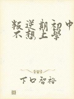 叛逆期初中男孩不想上学