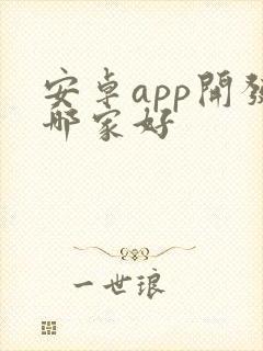 安卓app开发哪家好