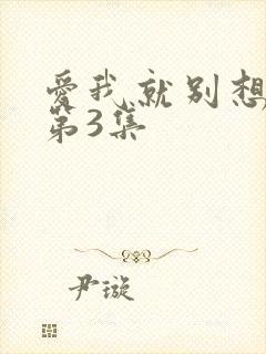 爱我就别想太多第3集