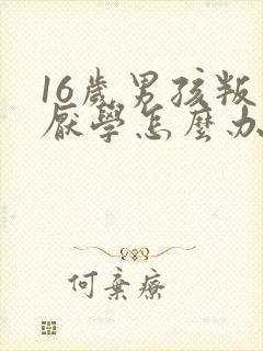 16岁男孩叛逆厌学怎么办