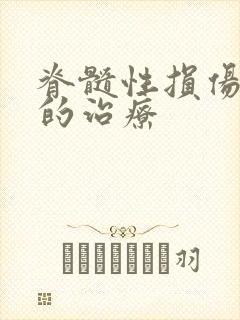 脊髓性损伤患者的治疗