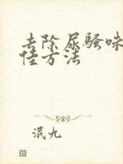 去除尿骚味的最佳方法