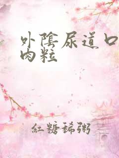 外阴尿道口长小肉粒