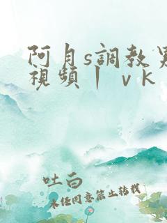 阿月s调教男奴视频丨ⅴk