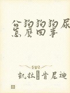 公狗狗狗尿血是怎么回事