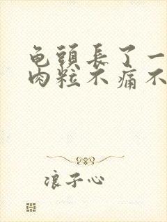 龟头长了一圈小肉粒不痛不痒