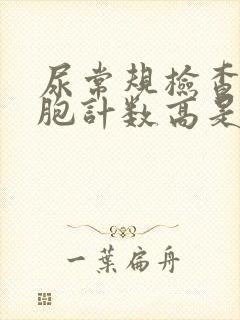 尿常规检查红细胞计数高是怎么回事