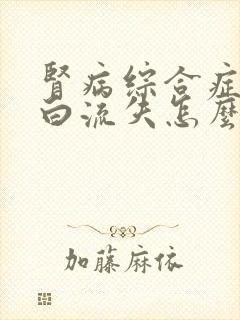 肾病综合症尿蛋白流失怎么治疗