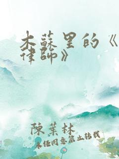 木苏里的《一级律师》