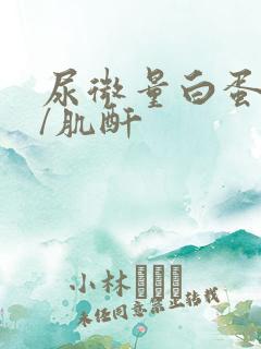 尿微量白蛋白高/肌酐