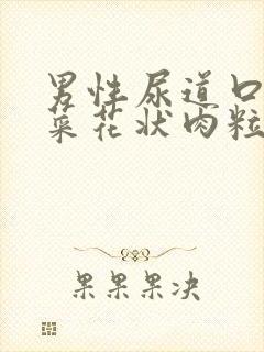 男性尿道口长出菜花状肉粒