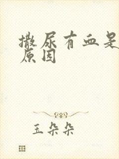 撒尿有血是什么原因