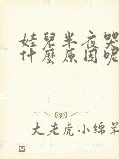 娃儿半夜哭闹是什么原因呢