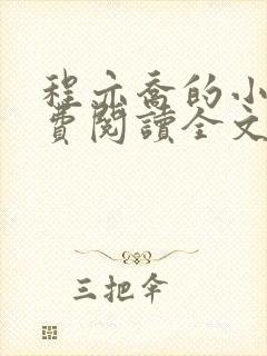 程亦乔的小说免费阅读全文无弹窗