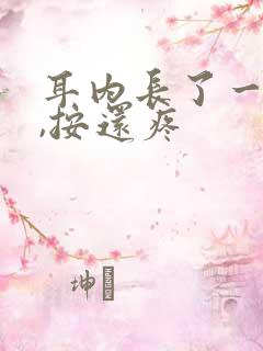 耳内长了一个包,按还疼