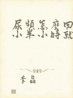 尿频怎么回事隔小半小时就尿一次