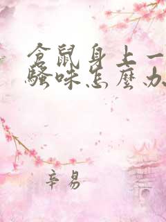 仓鼠身上一股尿骚味怎么办