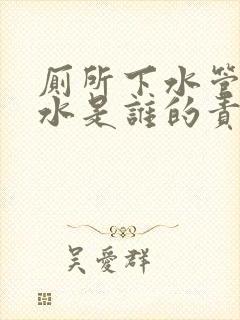 厕所下水管道漏水是谁的责任