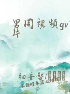 男同视频gv钙片