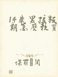 14岁男孩叛逆期怎么教育