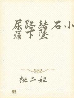 尿路结石小腹胀痛下坠