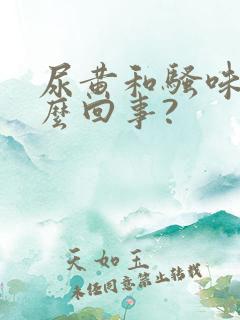 尿黄和骚味重怎么回事?