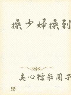 操少妇操到高潮