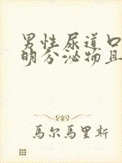 男性尿道口有透明分泌物且拉丝