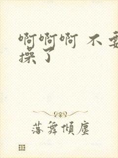 啊啊啊 不要再操了