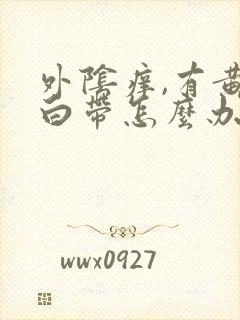 外阴痒,有黄色白带怎么办