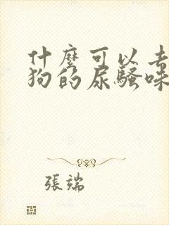 什么可以去除狗狗的尿骚味