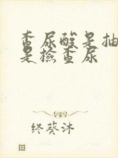 查尿酸是抽血还是检查尿