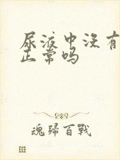 尿液中没有泡沫正常吗