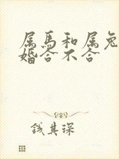 属马和属兔的配婚合不合