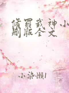 修罗武神小说未删版全文