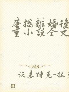 唐总离婚后请自重小说全文免费阅读