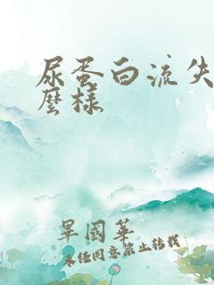 尿蛋白流失会怎么样