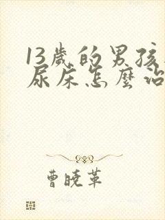 13岁的男孩还尿床怎么治